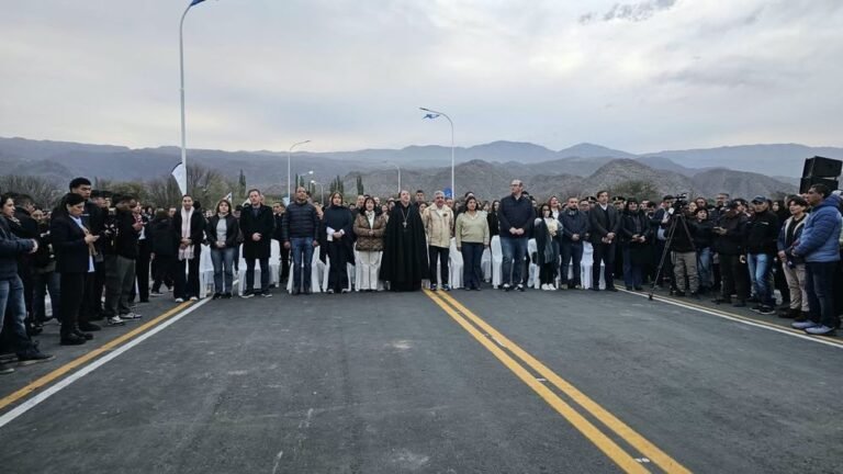 Santa María inauguró una obra clave para la conectividad del departamento