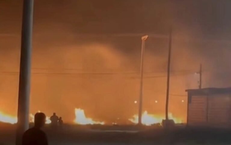 Alerta en Valle Chico por un incendio registrado durante la madrugada