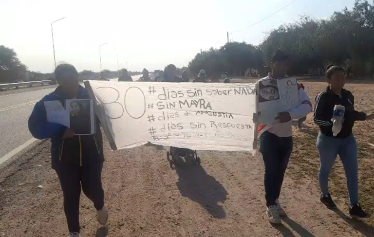 A un mes sin Maira Cabrera, su familia renovó el pedido de búsqueda y respuestas